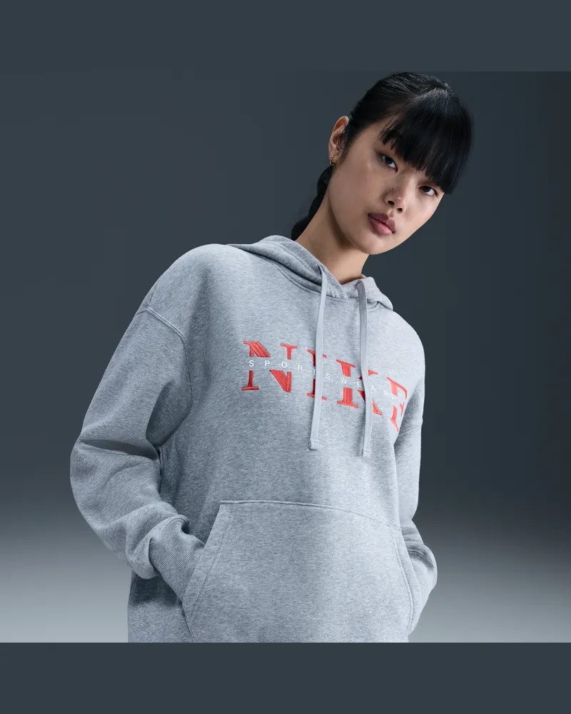 Nike Sportswear Phoenix Fleece Oversize-Hoodie für Damen - Grau Grau