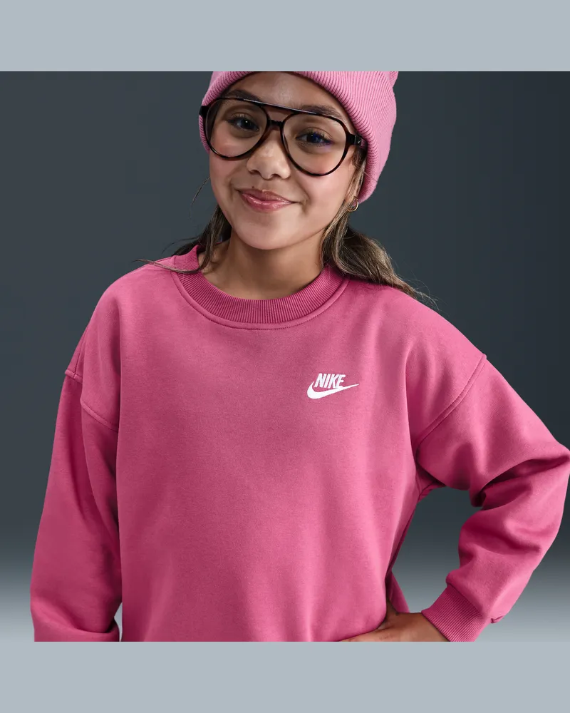 Nike Sportswear Club Fleece Oversize-Sweatshirt (ältere Kinder) - Lila Lila