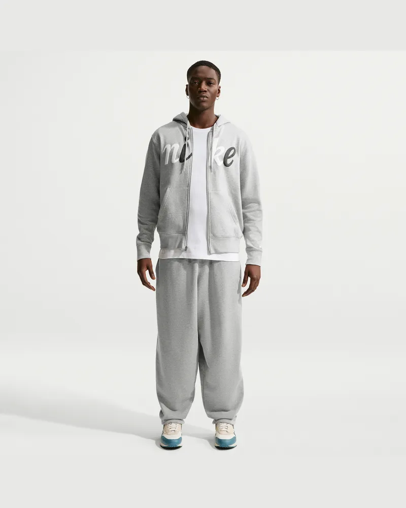 Nike Club Oversize-Hose aus French-Terry (Herren) - Grau Grau