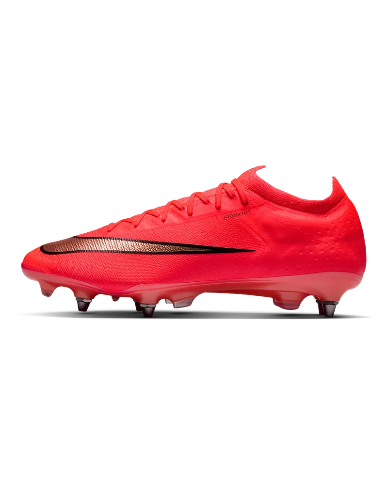 Nike Mercurial Vapor 17 Elite Low-Top-Fußballschuh für weichen Rasen - Rot Rot