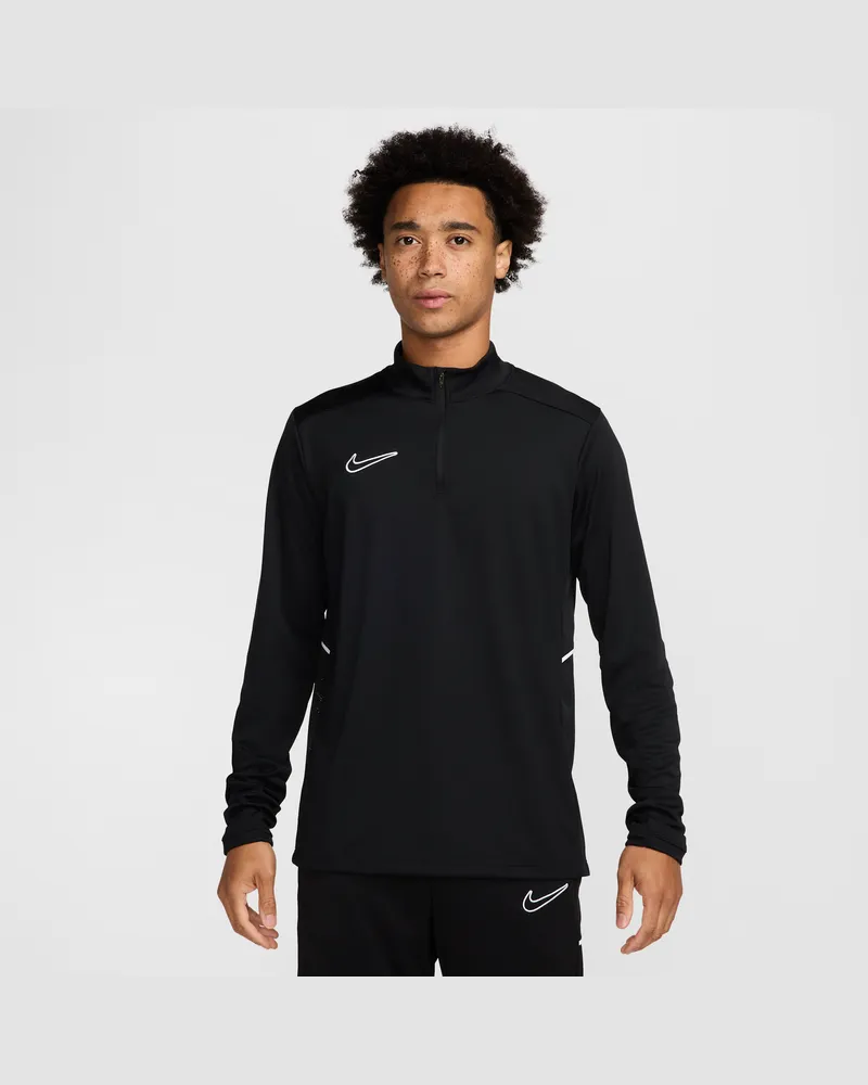 Nike Academy Dri-FIT Fußball-Drill-Oberteil (Herren) - Schwarz Schwarz