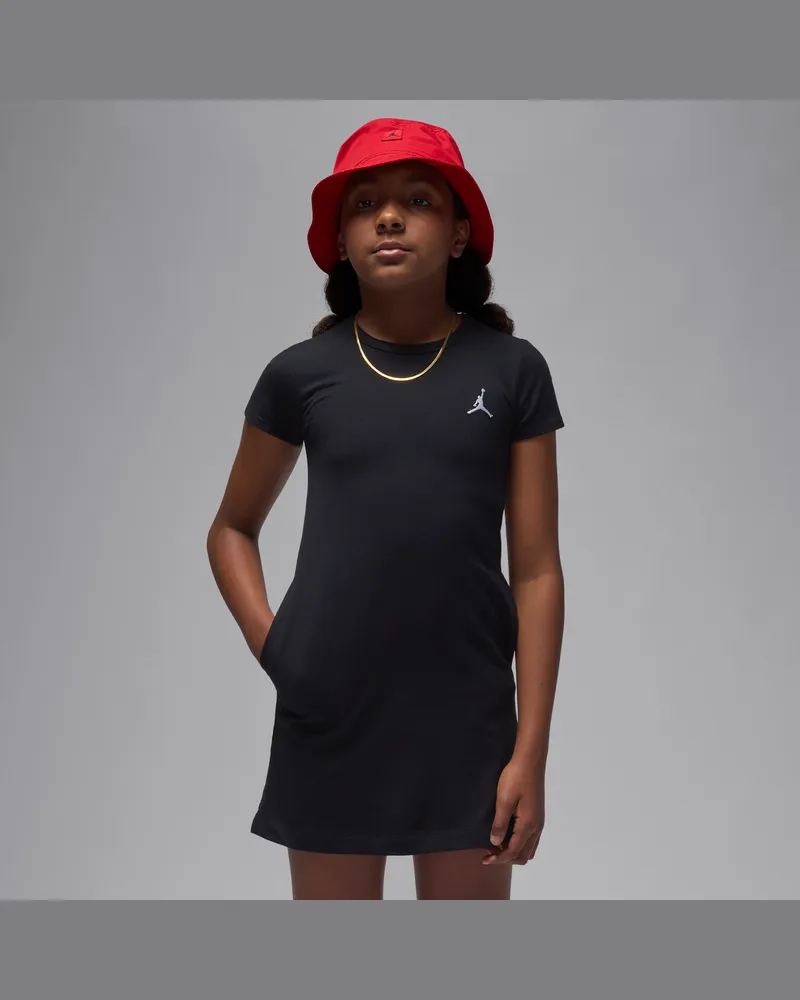 Jordan Brooklyn Essentials Kleid (ältere Kinder) - Schwarz Schwarz
