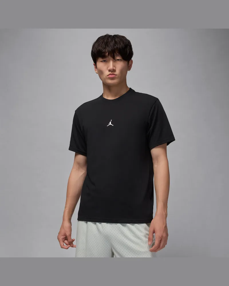 Jordan Sport Jumpman T-Shirt mit Dri-FIT-Technologie (Herren) - Schwarz Schwarz