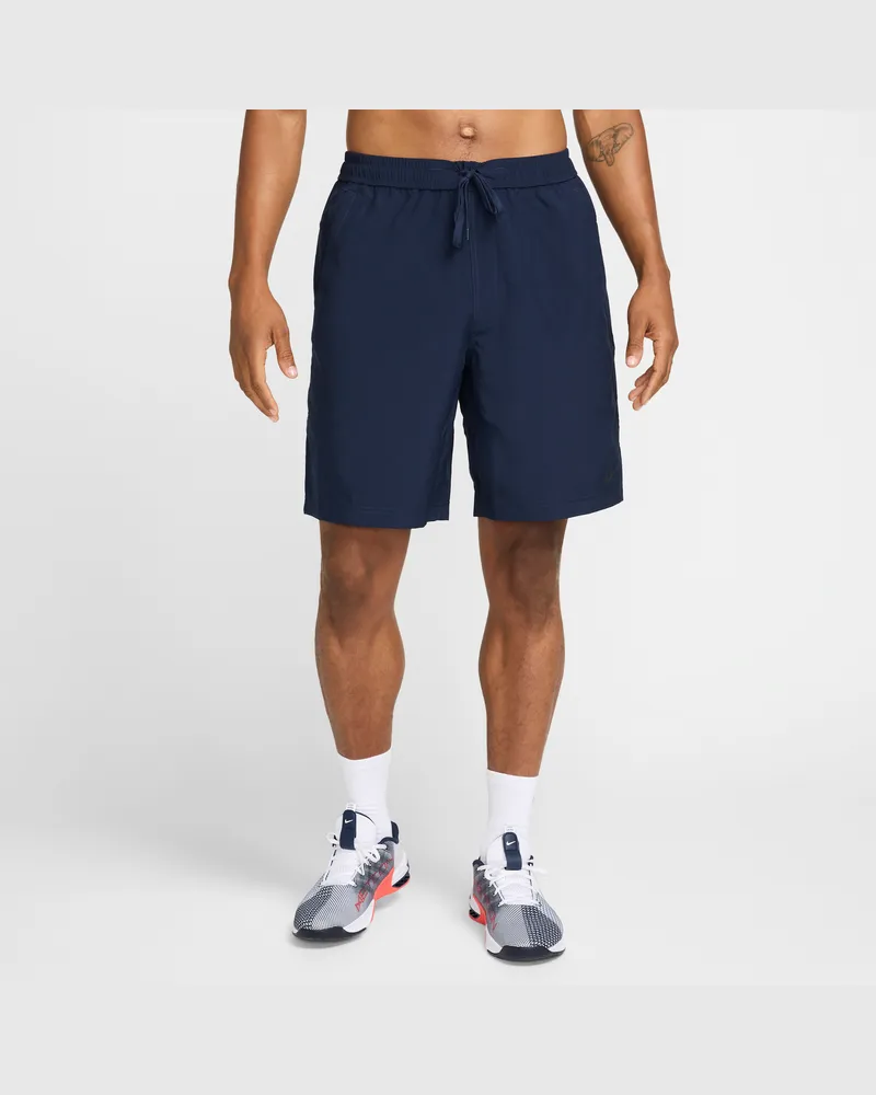 Nike Form vielseitige Dri-FIT Herrenshorts ohne Futter (ca. 23 cm) - Blau Blau