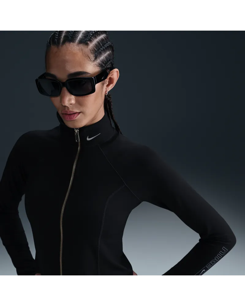 Nike Sportswear Damenjacke - Schwarz Schwarz