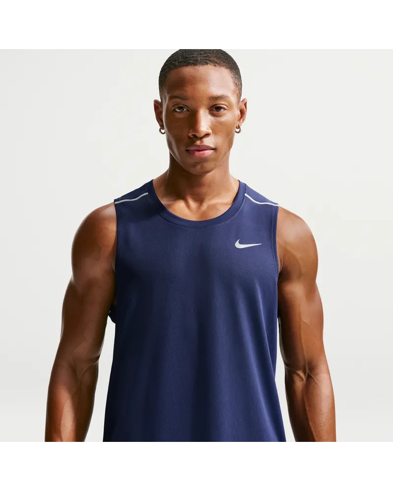 Nike Miler Dri-FIT Lauf-Tanktop (Herren) - Blau Blau