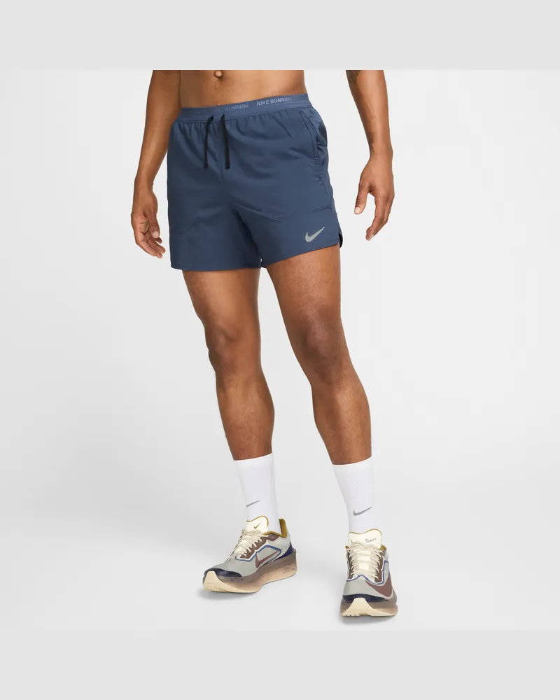 Nike Stride Dri-FIT-Laufshorts mit Futter für Herren (ca. 12,5 cm) - Blau Blau