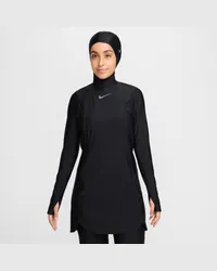 Nike Swim Victory bedeckendes Badekleid für Damen - Schwarz Schwarz