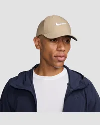 Nike Dri-FIT Club strukturierte Swoosh-Cap - Braun Braun