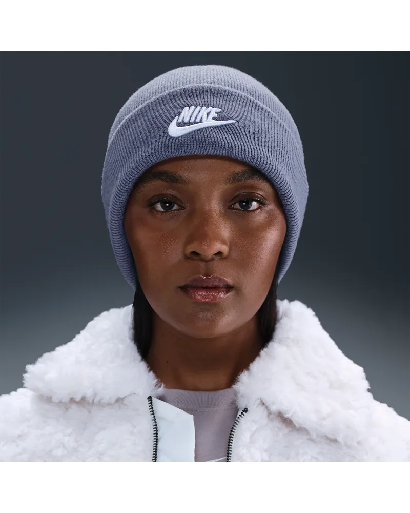 Nike Peak Futura Beanie - Blau Blau