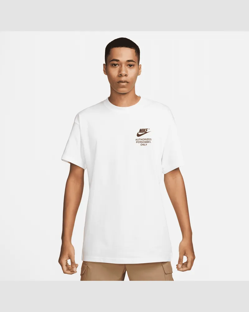Nike Herren-T-Shirt - Weiß Weiß