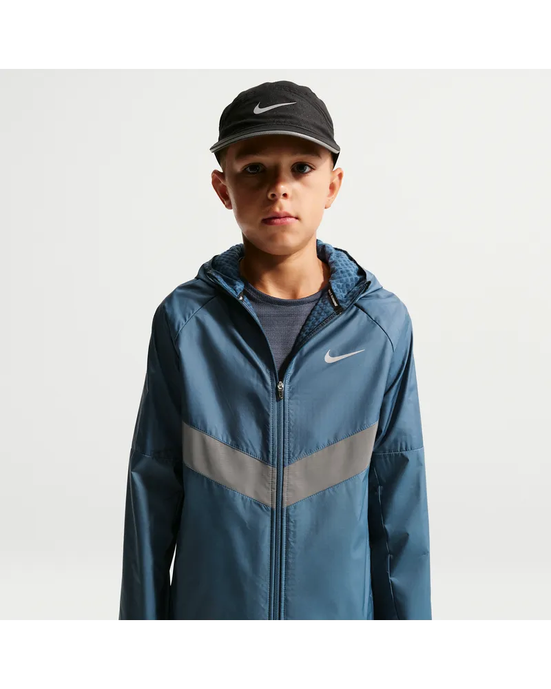 Nike Miler Wasserabweisende Therma-FIT-Winterjacke (ältere Kinder, Jungen) - Blau Blau