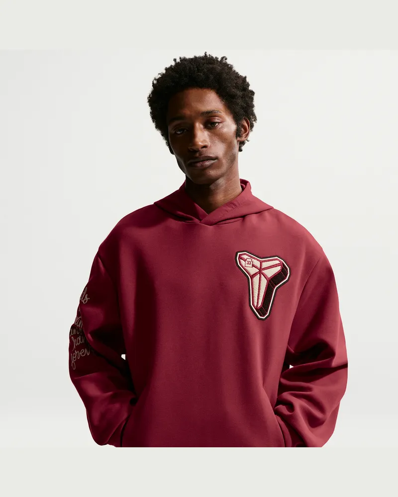 Nike Kobe Dri-FIT Basketball-Fleecehoodie (Herren) - Rot Rot