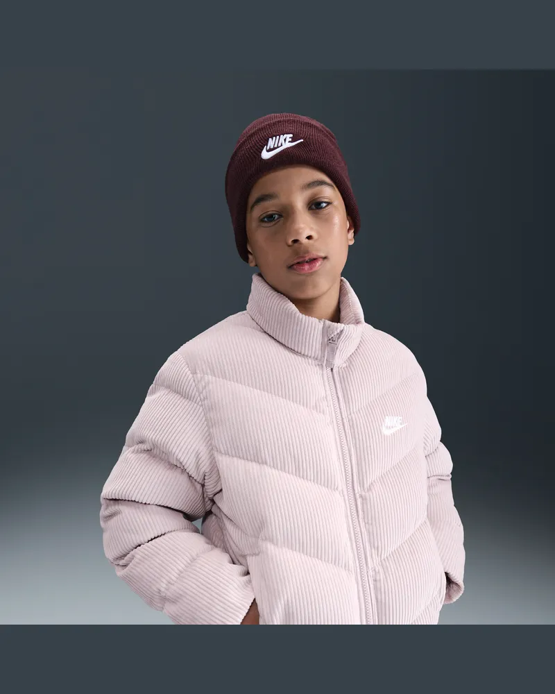 Nike Sportswear All Day Play Therma-FIT-Puffer-Jacke mit weiter Passform (ältere Kinder) - Lila Lila