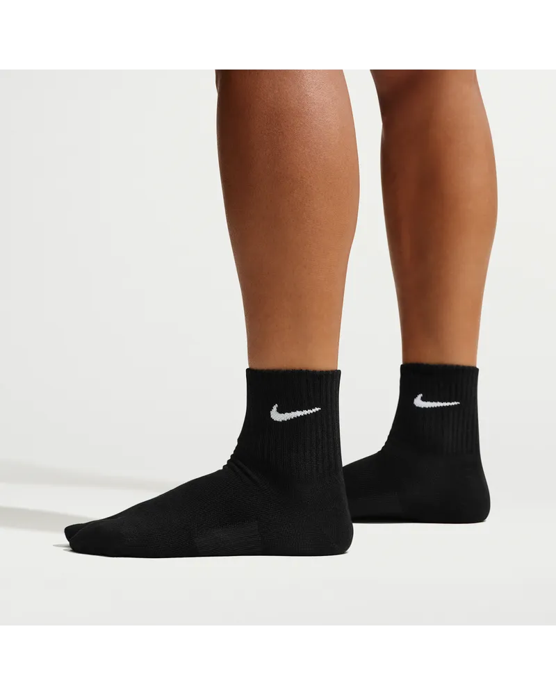 Nike Everyday Plus „Rift“ Lightweight Knöchelsocken mit geteilten Zehen - Schwarz Schwarz