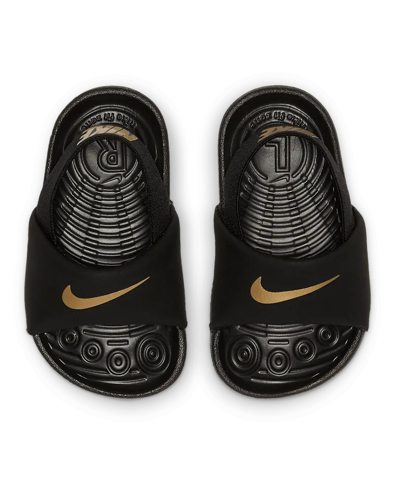 Nike Kawa Badeslipper für Babys und Kleinkinder - Schwarz Schwarz