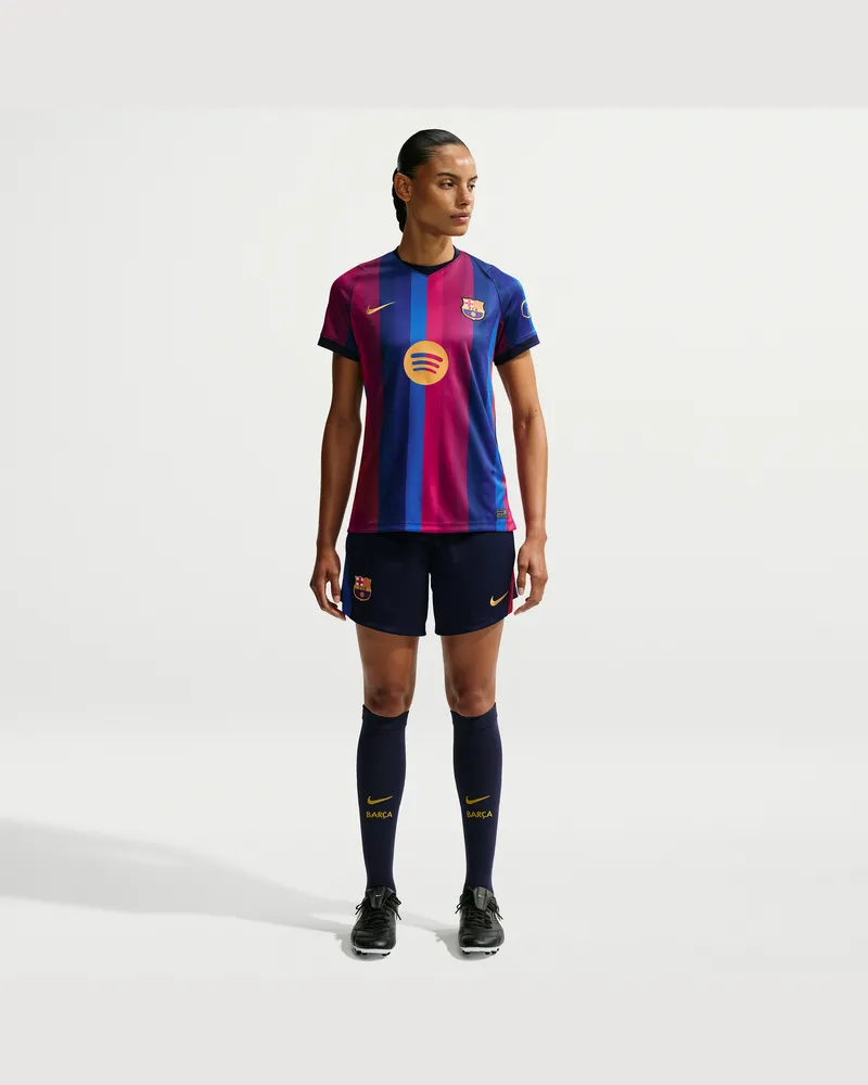 Nike FC Barcelona 2026/27 Stadion Heimspiel  Dri-FIT Replika-Fußballshorts für Damen - Blau Blau