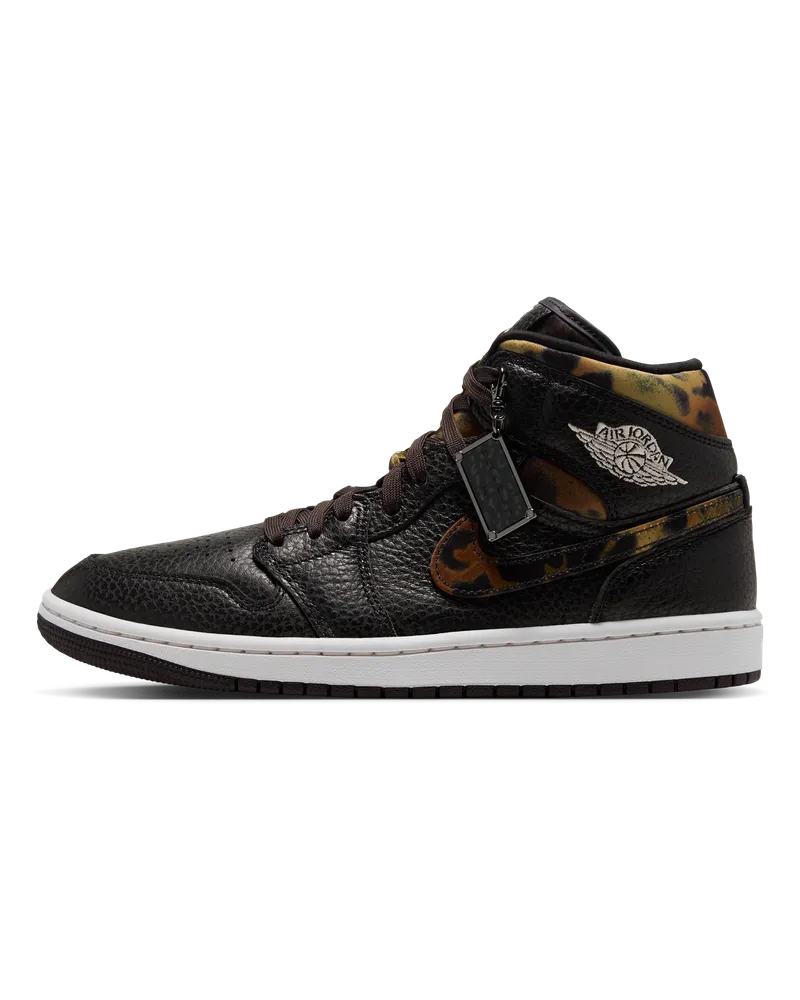 Jordan Air  1 Mid SE Schuh (Damen) - Schwarz Schwarz