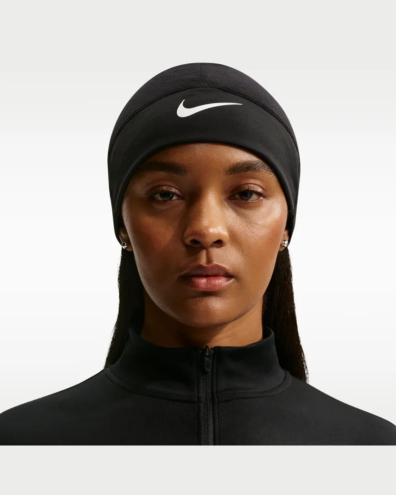Nike Therma-FIT Trainings-Beanie aus Fleece - Schwarz Schwarz