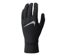 Fleece-Handschuhe mit Print für Damen - Schwarz