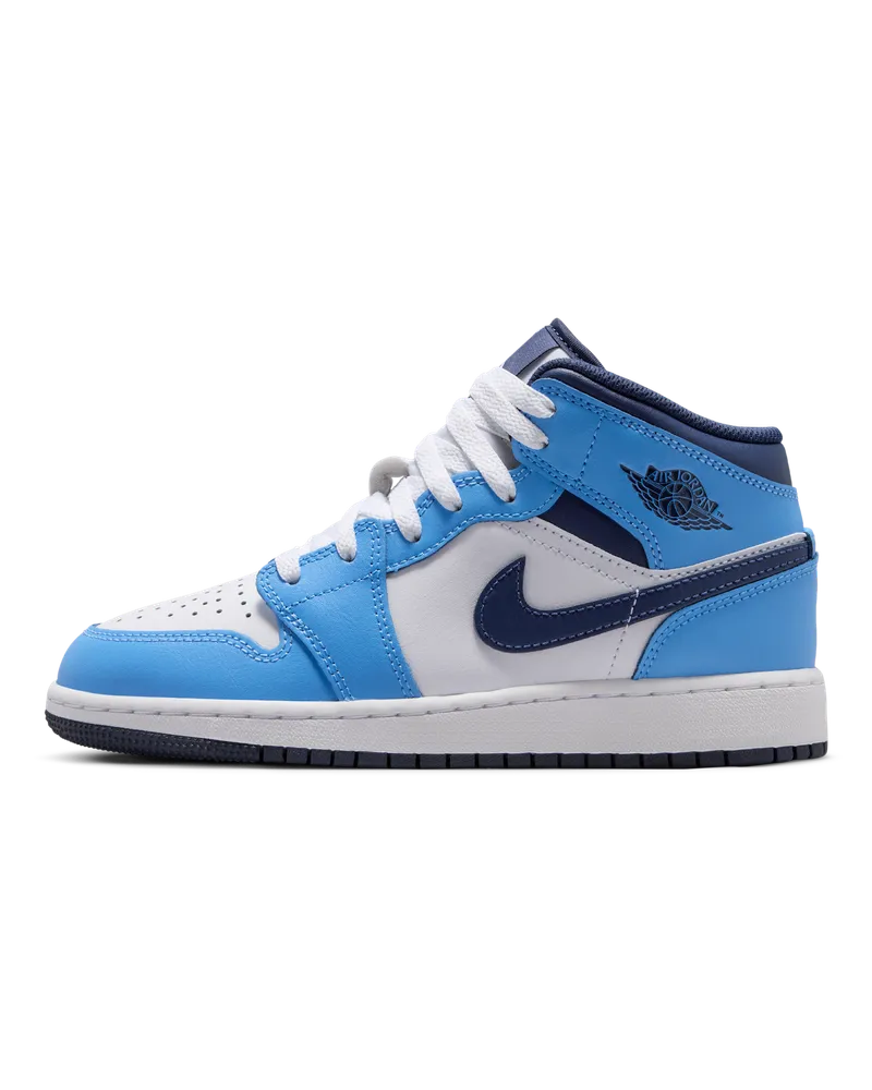 Jordan Air  1 Mid Schuh für ältere Kinder - Blau Blau