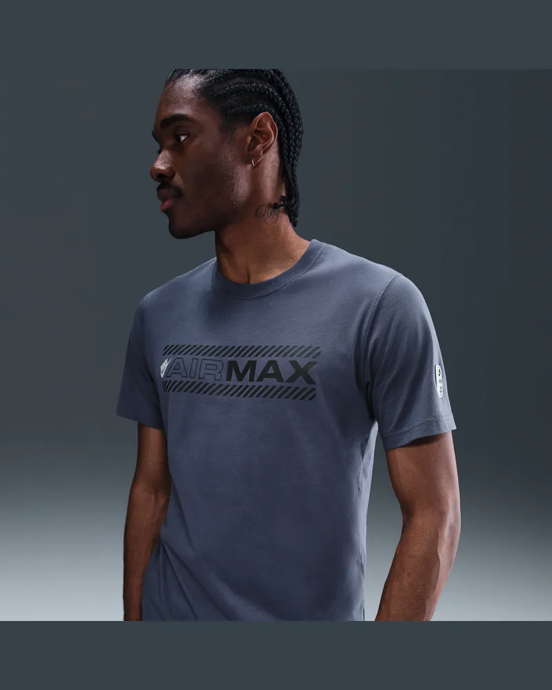 Nike Air Max Herren-T-Shirt - Blau Blau