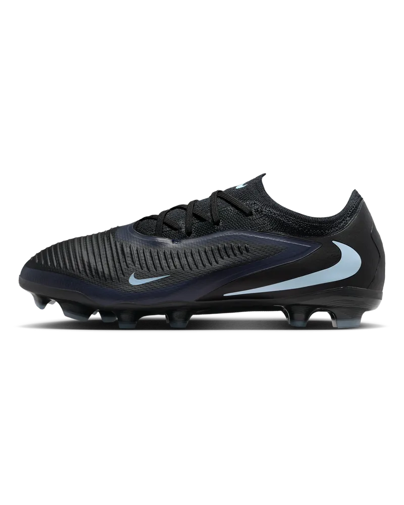 Nike Jr. Phantom 6 Low Pro Fußballschuh für verschiedene Böden (ältere Kinder) - Schwarz Schwarz