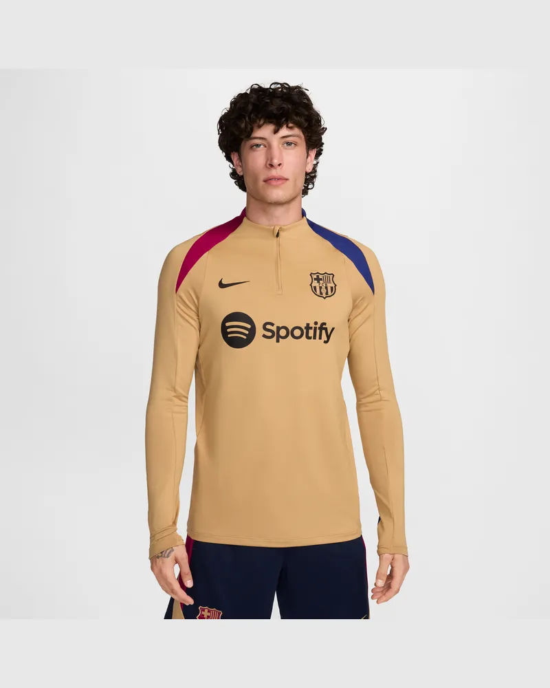 Nike FC Barcelona Strike  Dri-FIT Fußball-Drill-Oberteil für Herren - Braun Braun