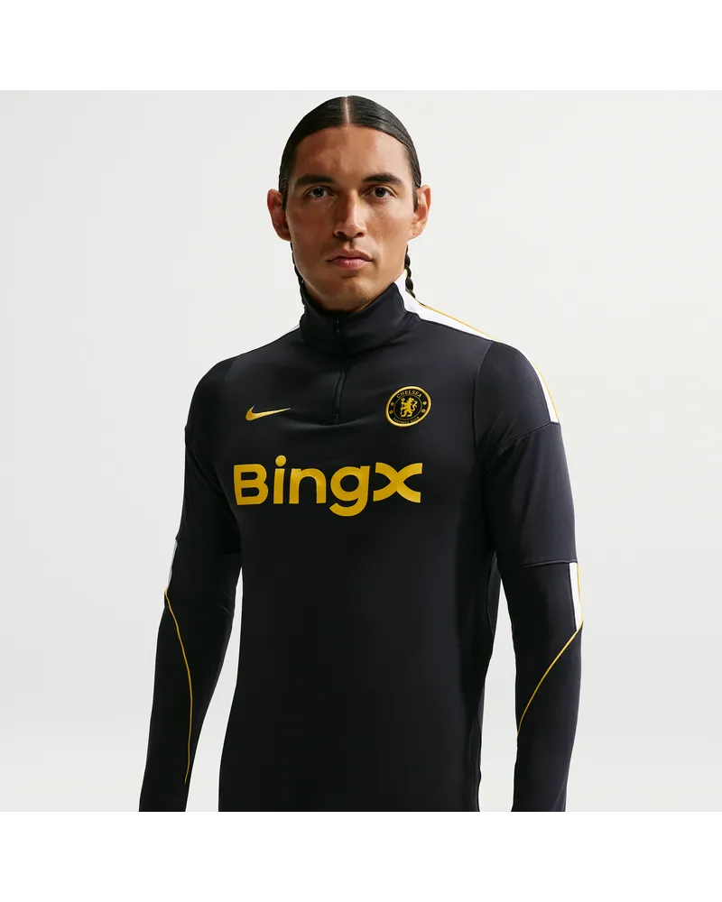 Nike FC Chelsea Strike  Dri-FIT Fußball-Drill-Oberteil aus Strickmaterial (Herren) - Blau Blau