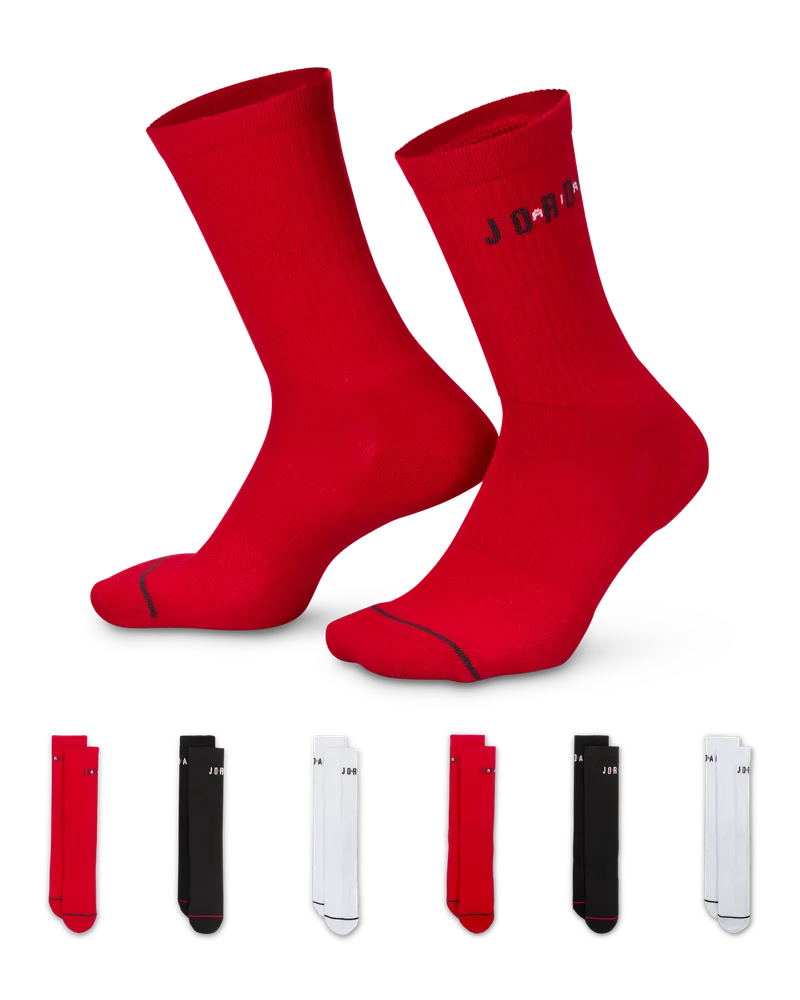 Jordan Crew-Socken für jeden Tag (6 Paar) - Multi-Color Multi-color