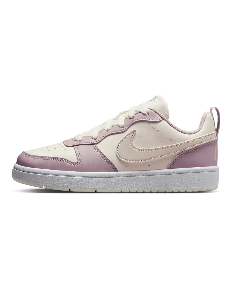 Nike Court Borough Low Recraft Schuh für ältere Kinder - Weiß Weiß