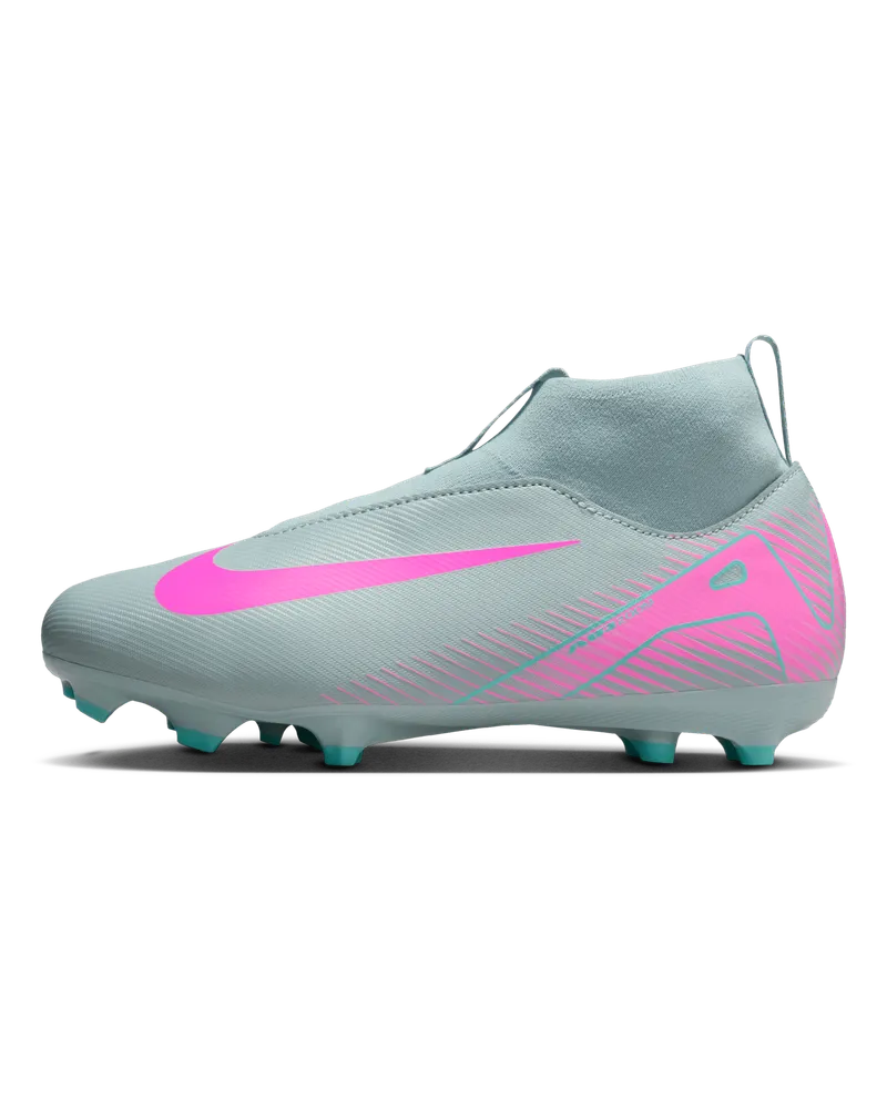 Nike Jr. Mercurial Superfly 10 Academy MG High-Top-Fußballschuh für jüngere/ältere Kinder - Grau Grau