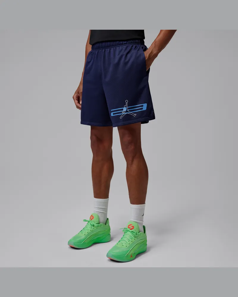 Jordan Dri-FIT Mesh-Shorts mit Grafik für Herren - Blau Blau