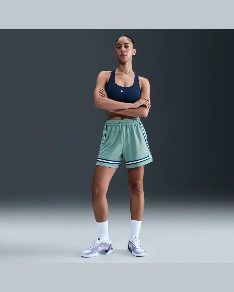 Nike Crossover Basketballshorts mit Dri-Fit-Technologie (Damen) - Grün Grün