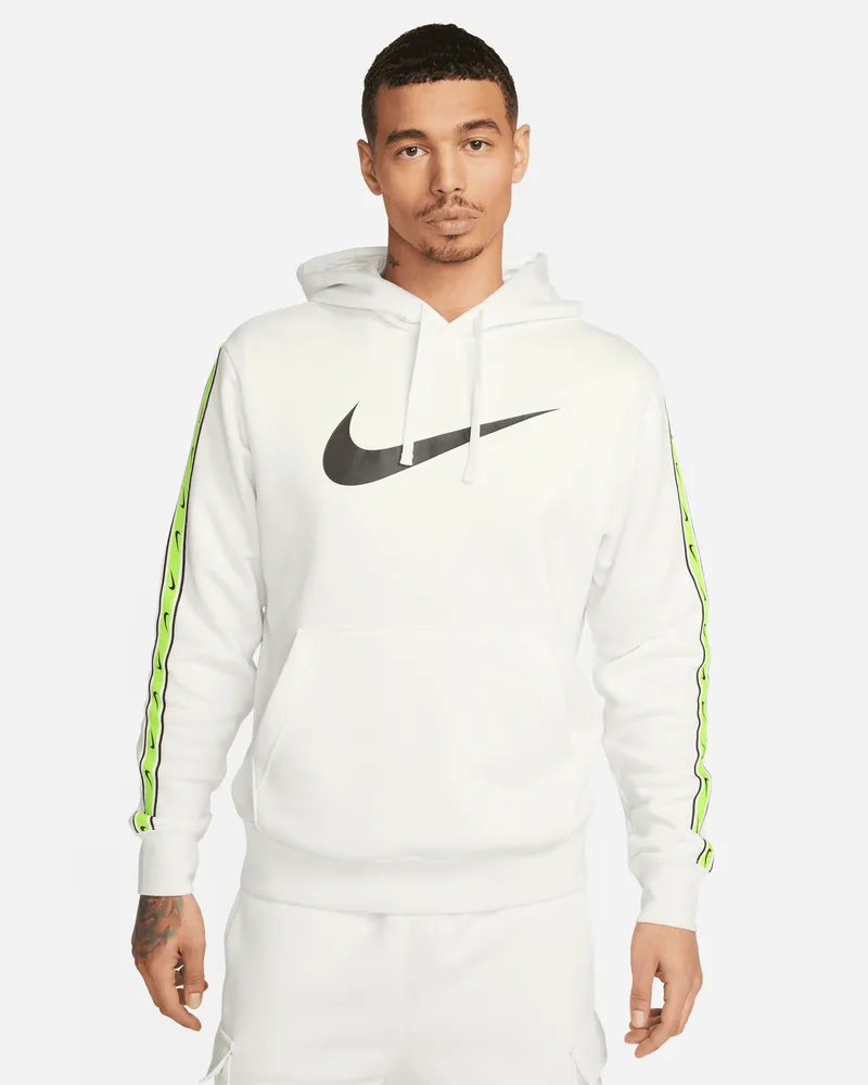 Nike Sportswear Repeat Fleece-Hoodie für Herren - Weiß Weiß