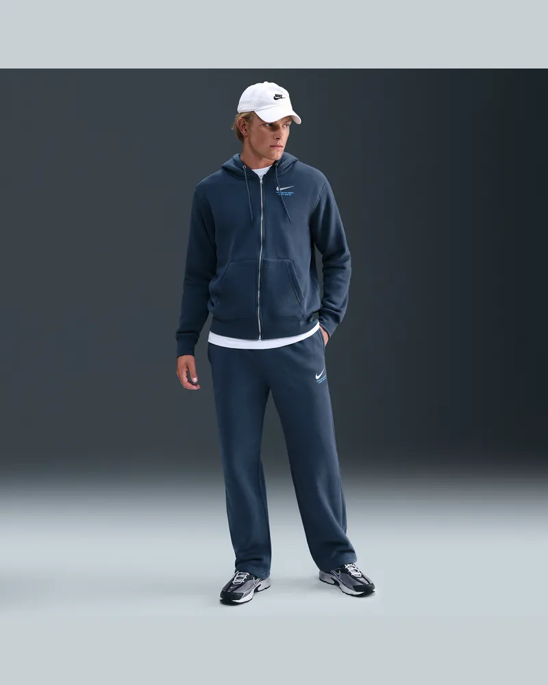 Nike Club Oversize-Jogger mit Kordelzügen (Herren) - Blau Blau