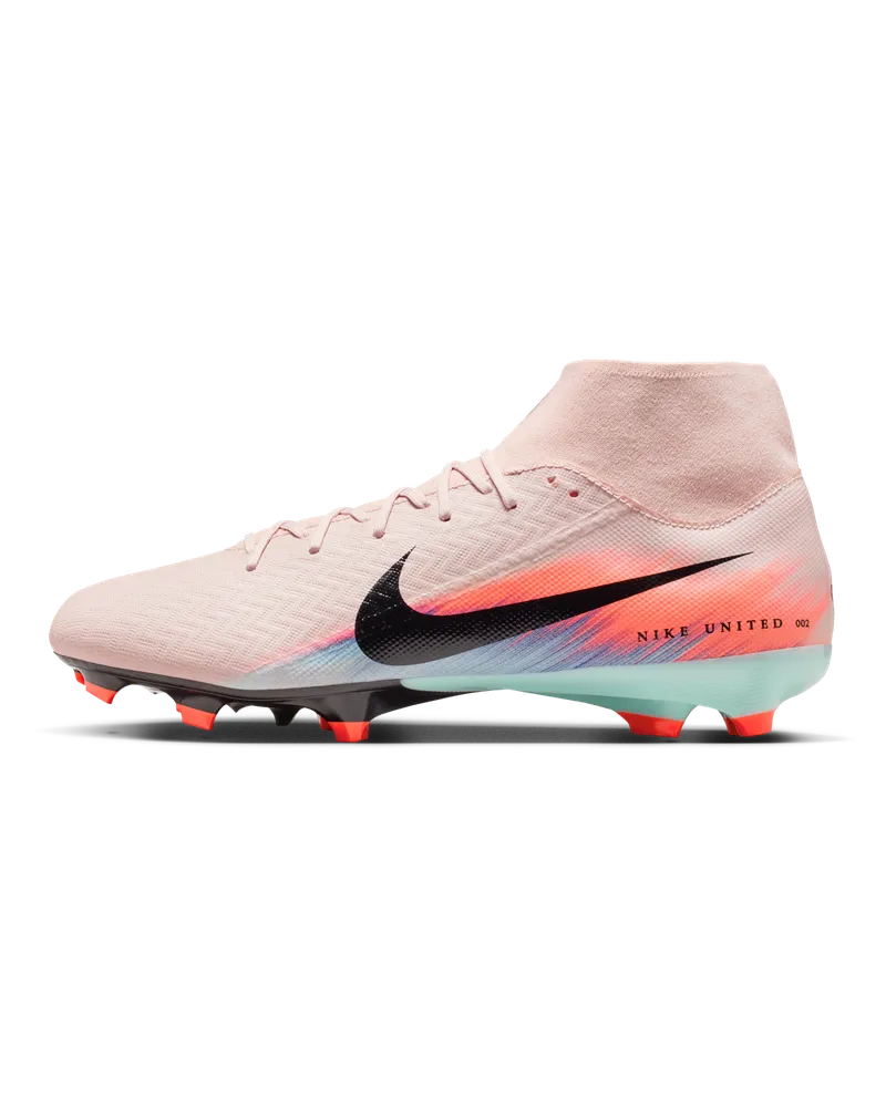 Nike United Mercurial Superfly 10 Academy High-Top-Fußballschuh für verschiedene Böden - Pink Pink