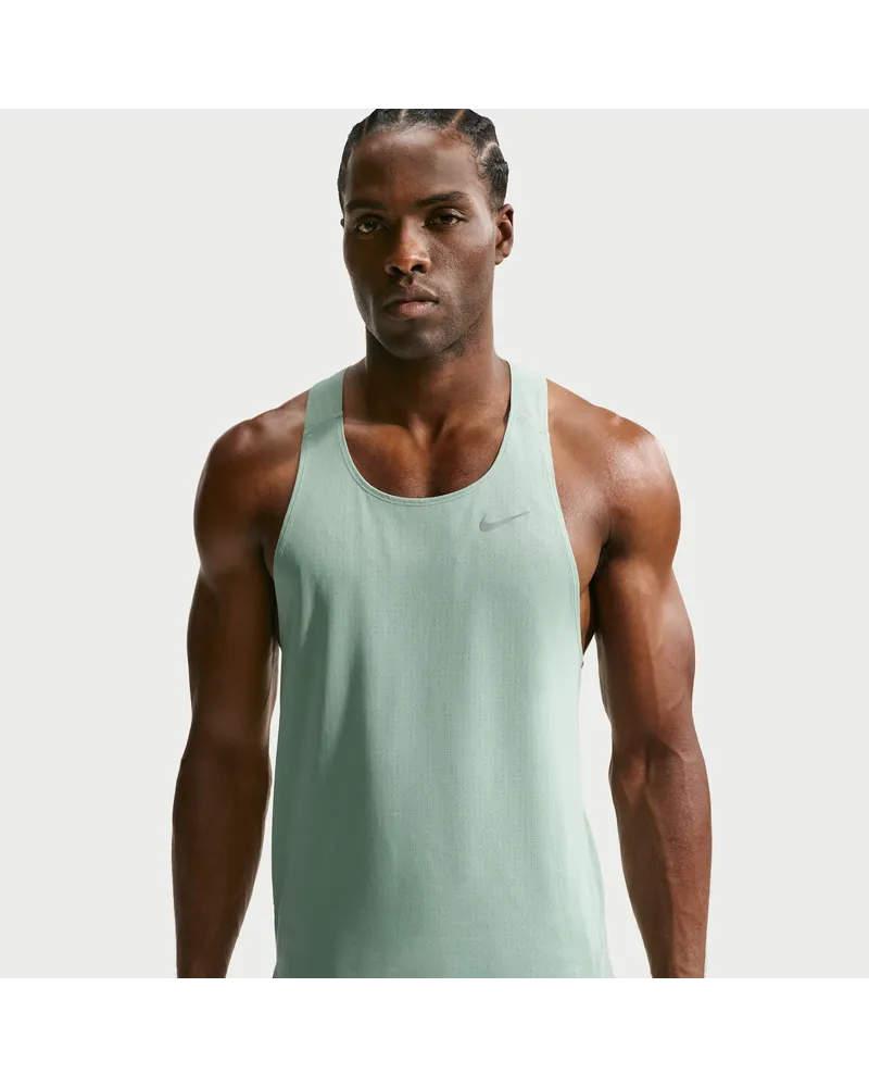 Nike Fast Dri-FIT Lauf-Singlet für Herren - Grün Grün