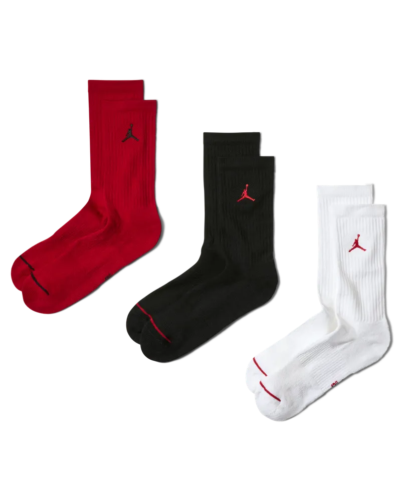 Jordan Crew-Socken für jeden Tag (3 Paar) - Multi-Color Multi-color