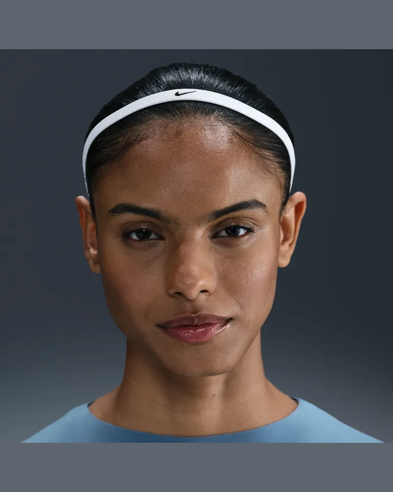 Nike Flex Stirnbänder (6er-Pack) - Weiß Weiß