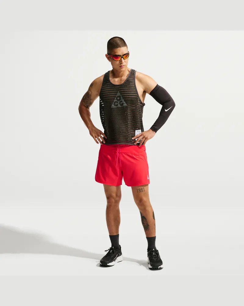 Nike ACG Second Sunrise Dri-FIT ADV Shorts mit Innenslip (ca. 12,5 cm, Herren) - Rot Rot