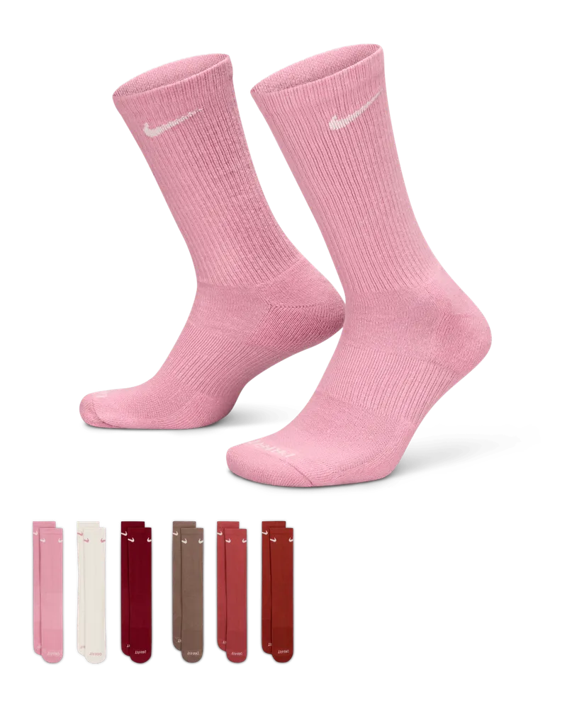 Nike Everyday Plus Cushioned Crew-Trainingssocken (6 Paar) - Multi-Color Multi-color