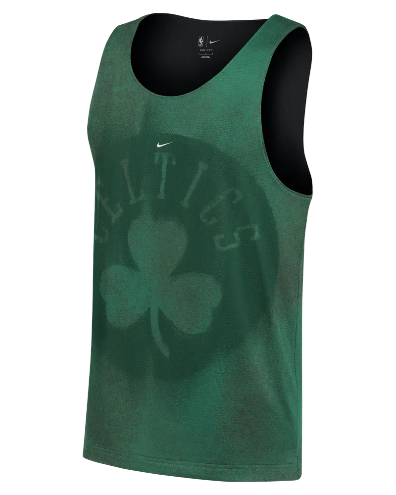 Nike Boston Celtics Standard Issue  Mesh-Basketballtrikot für Herren - Grün Grün