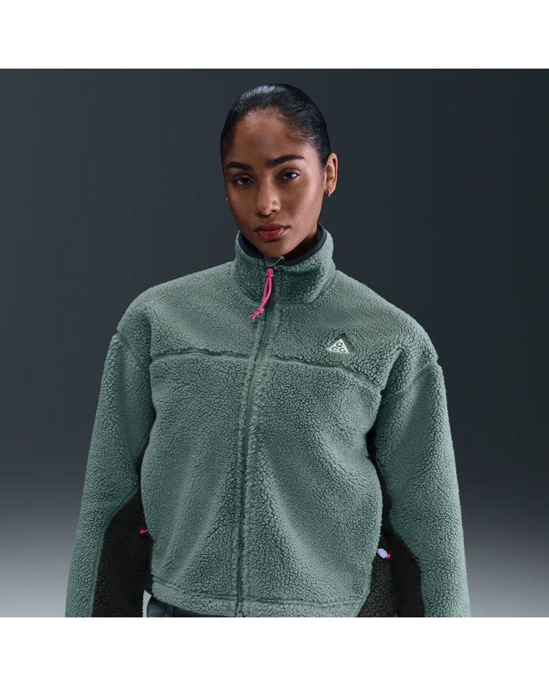 Nike ACG "Canwell Glacier" Therma-FIT-ADV-Jacke mit durchgehendem Reißverschluss (Damen) - Grau Grau