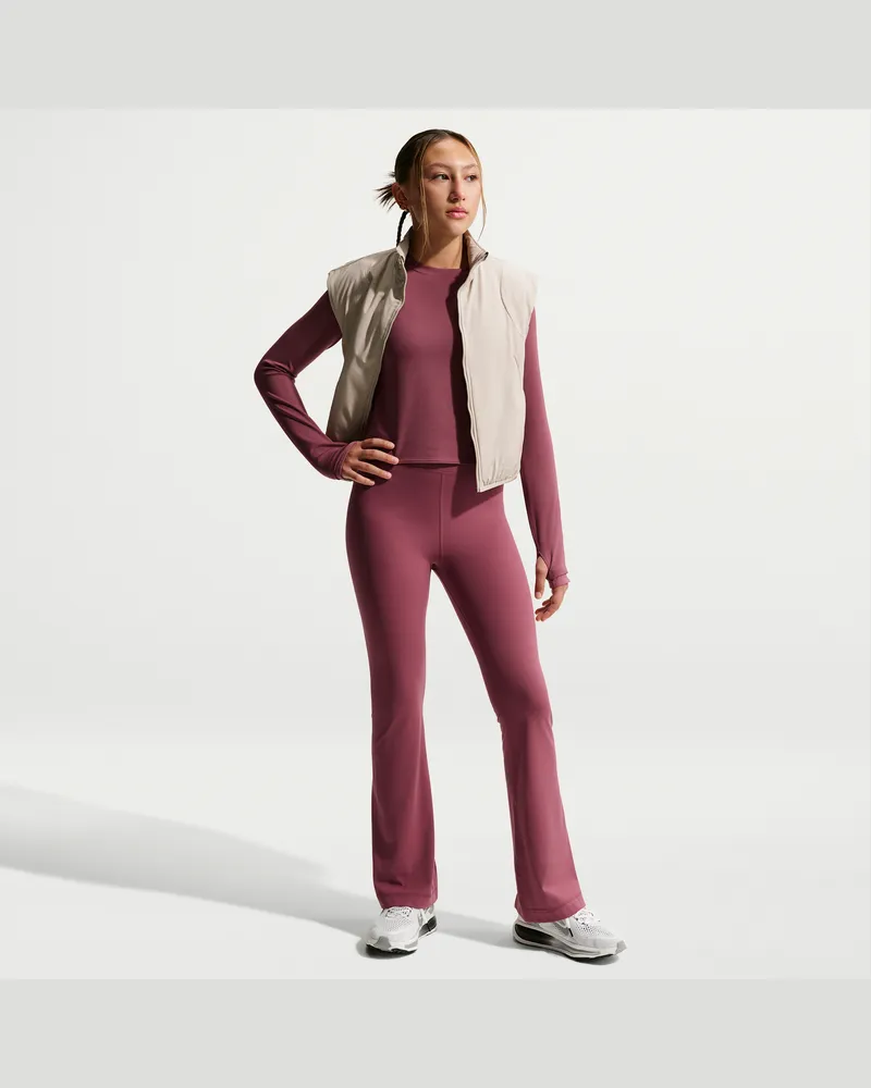 Nike Mavn Leggings mit hohem Bund (Mädchen) - Rot Rot