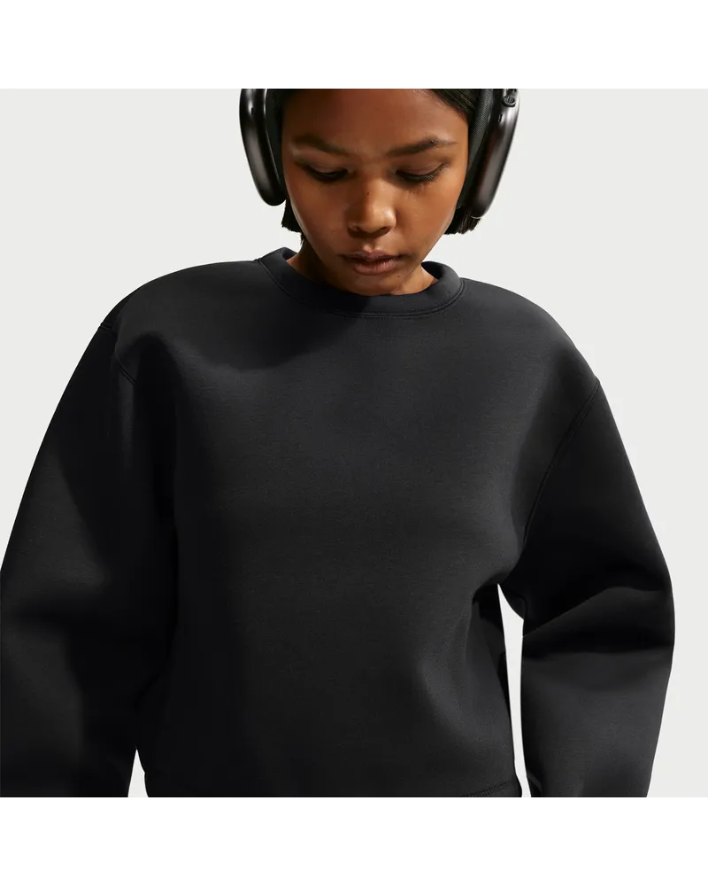 Nike Article Fleece Oversize-Longsleeve (Damen) - Schwarz Schwarz