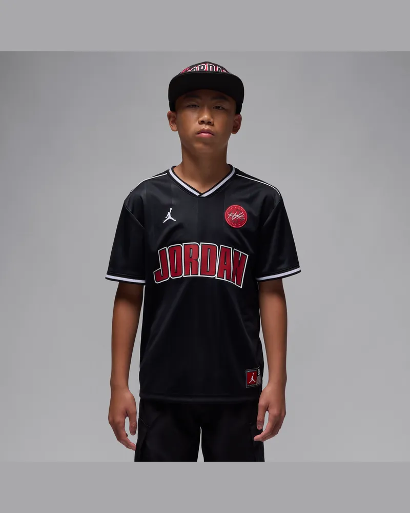 Jordan Sport-Trikot (ältere Kinder) - Schwarz Schwarz