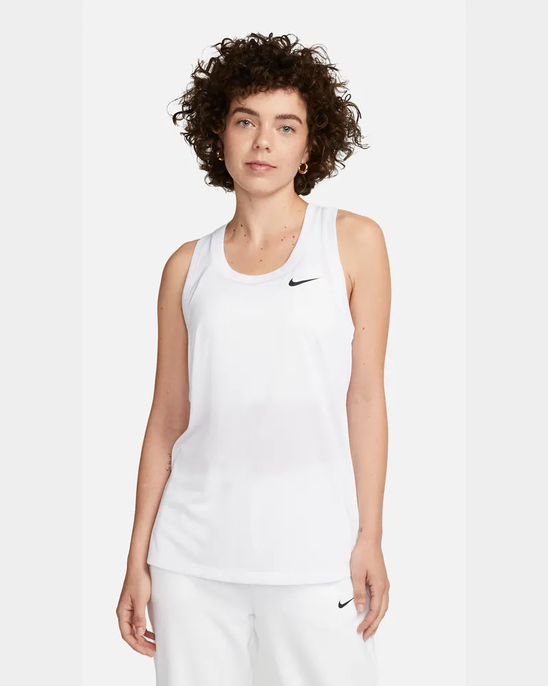 Nike Dri-FIT Lauf-Tanktop für Damen - Weiß Weiß