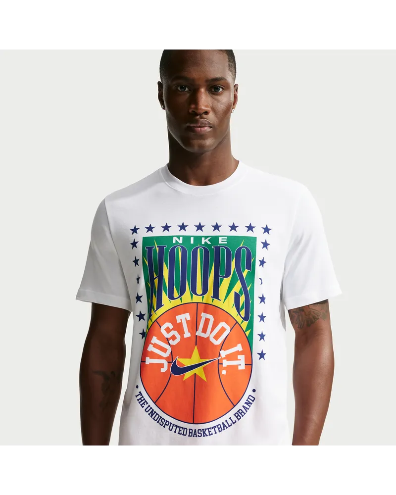 Nike Basketball-T-Shirt (Herren) - Weiß Weiß
