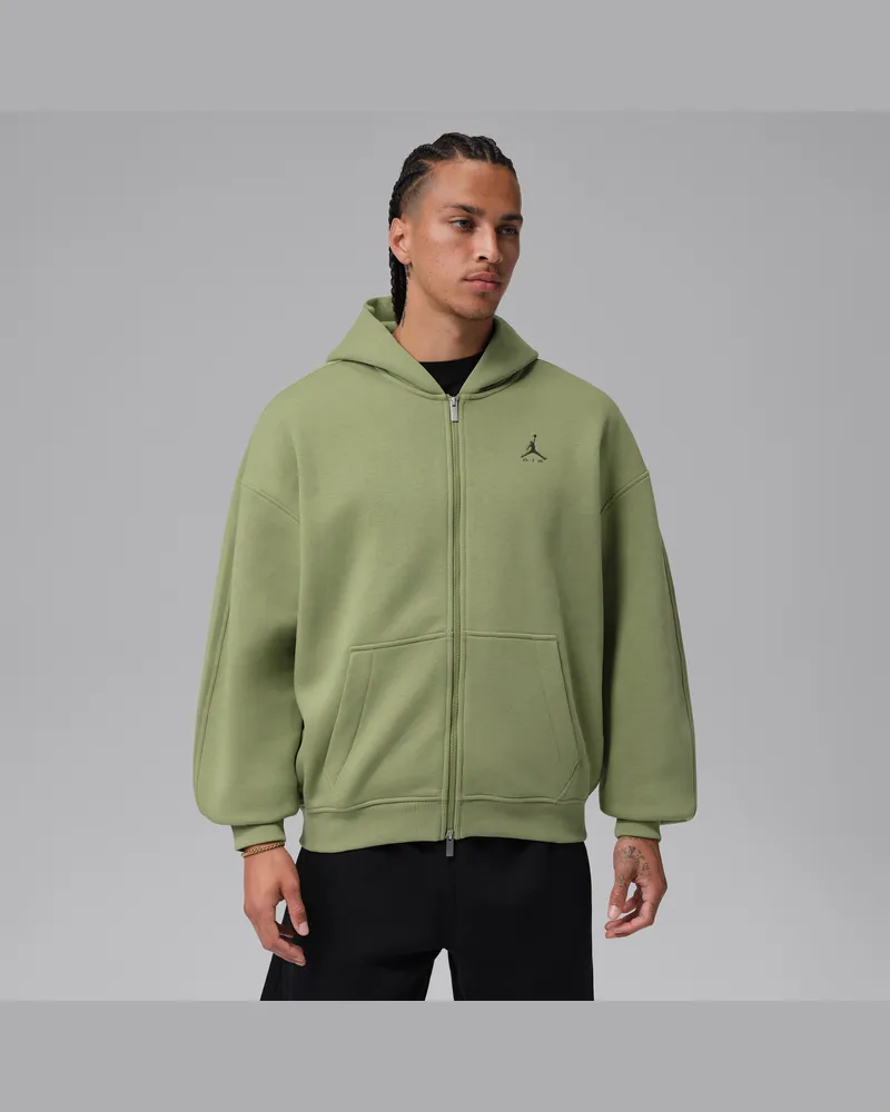 Jordan Brooklyn Oversize-Fleecejacke (Herren) - Grün Grün